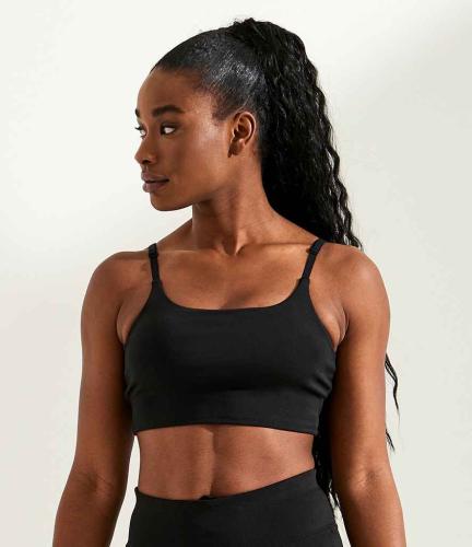 AWDis Ladies Cool Recycled Tech Sports Bra - JBK - XS